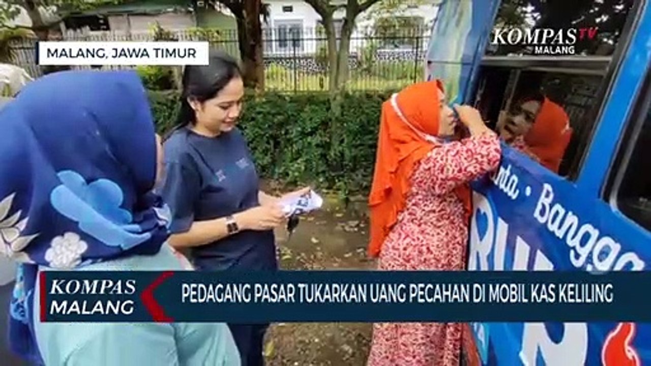 Mobil Kas Keliling Hadir Lagi, Pedagang Pasar Antusias Tukarkan Uang Pecahan