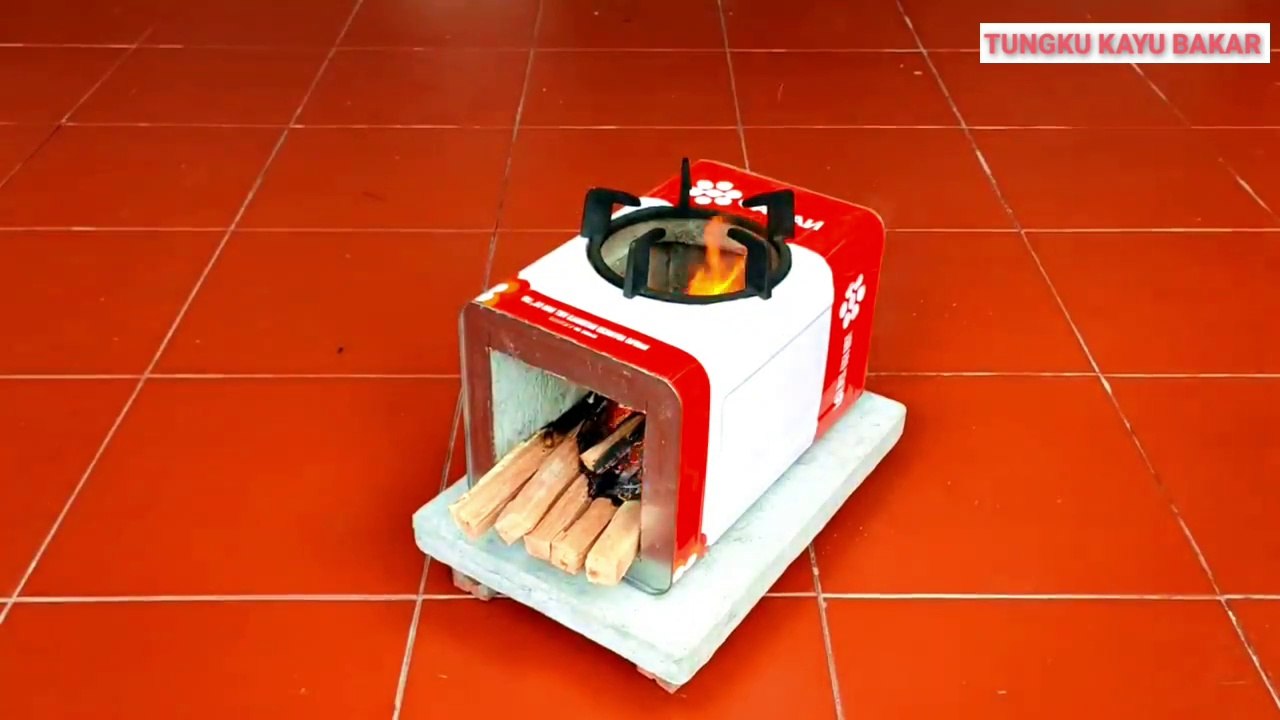 Tungku kayu bakar 32 || How to make firewood stove
