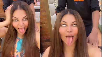 Rakhi Sawant का Salon में Funny Video Viral, ये तो पहले से ही... |Boldsky*Entertainment