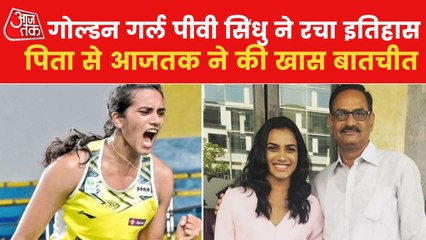 Sindhu's father express contentment over daughter's success
