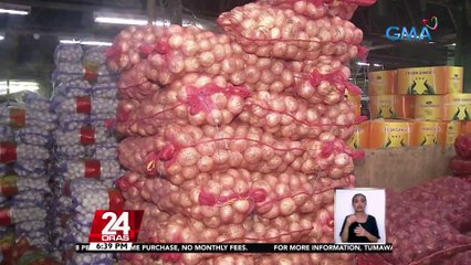 DA: presyo ng puting sibuyas, tumaas sa P380-P400/KG ngayong araw | 24 Oras