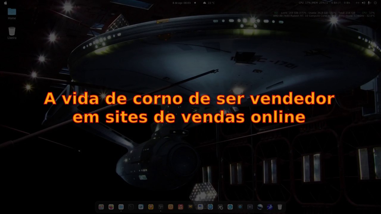 A vida de corno de quem é vendedor em sites online