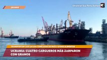 Ucrania: Cuatro cargueros más zarparon con granos