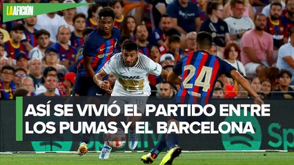 Pumas sufre vergonzosa derrota ante Barcelona en el Camp Nou