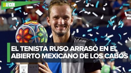 Daniil Medvedev es campeón del Abierto Los Cabos y consigue su primer título del 2022