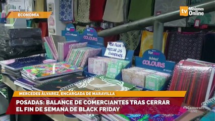 Video herunterladen: Posadas balance de comerciantes tras cerrar el fin de semana de Black Friday