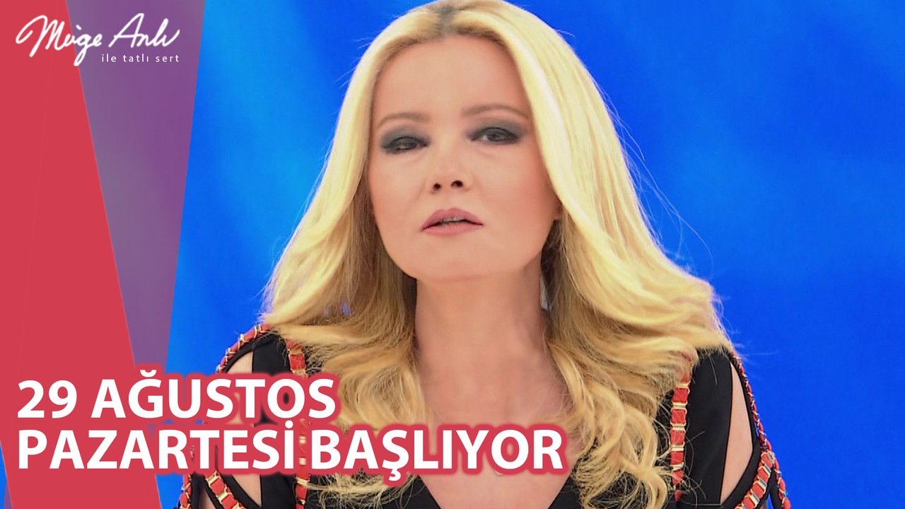 Müge Anlı ile Tatlı Sert başlıyor...  29 Ağustos Pazartesi atv'de!