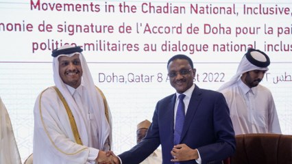 توقيع اتفاق الدوحة للسلام في تشاد