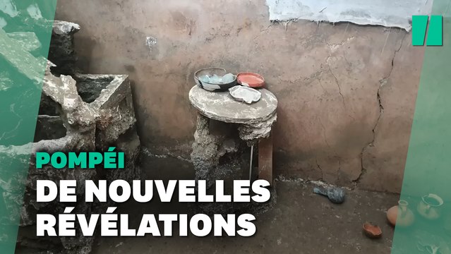 À Pompéi, de nouveaux trésors découverts par les archéologues