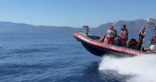 Palermo - 4 canottieri salvati al largo di Capo Gallo (08.08.22)
