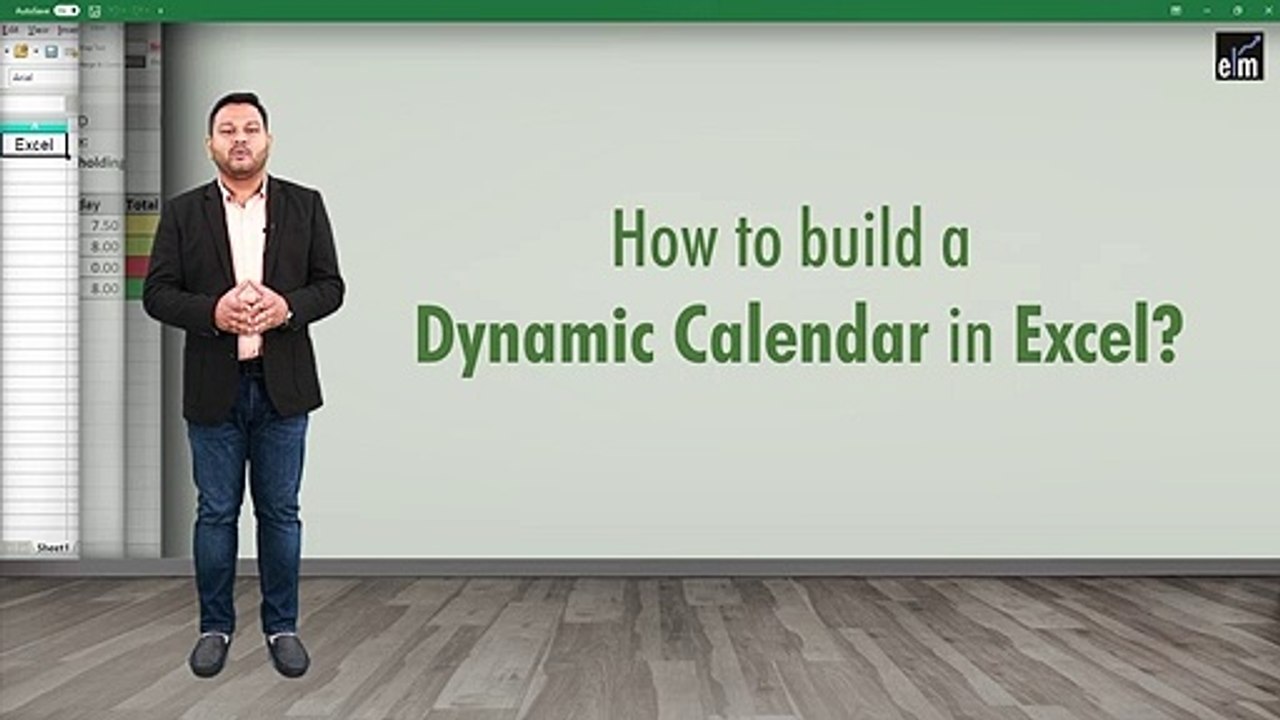 Formulating Dynamic Calendar