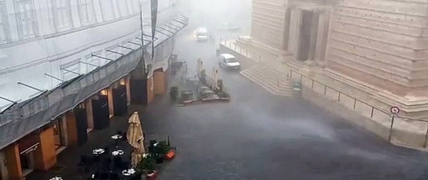Maltempo a Perugia: tempesta di acqua e vento sulla città