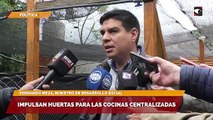 Impulsan huertas para las cocinas centralizadas