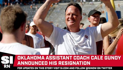 Oklahoma Assistant Coach Cale Gundy Announced His Resignation