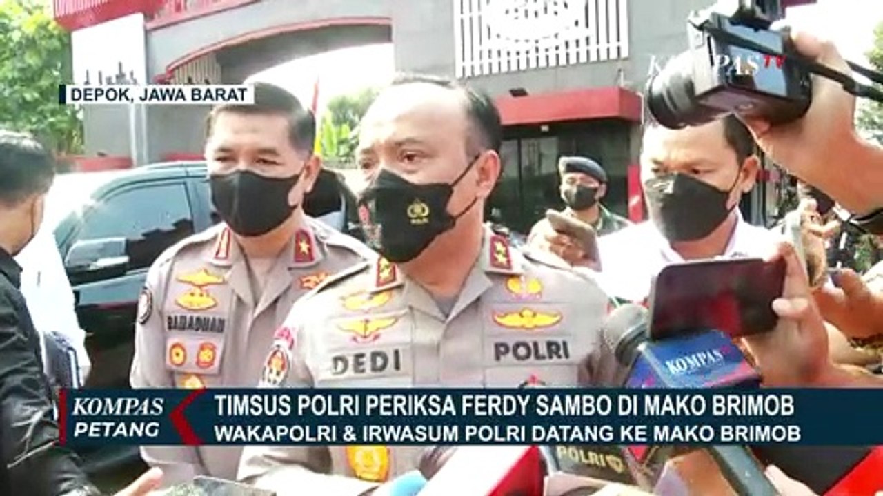 Periksa Irjen Ferdy Sambo Terkait Kode Etik, Timsus Polri Datangi Mako Brimob Kelapa Dua Depok