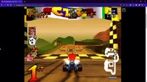 Crash Team Racing (PS1) - Papu's Pyramid Gameplay