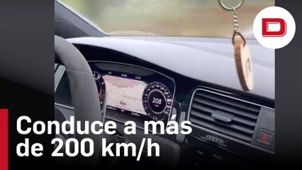 La Guardia Civil investiga a un menor de edad por conducir a más de de 200 km/h en Madrid y subirlo