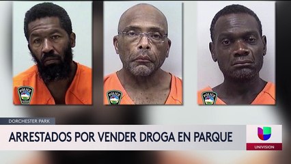 Arrestados por vender droga en parque