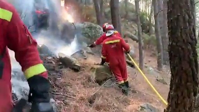 El incendio de Ávila, con riesgo de reproducciones y 1.000 hectáreas quemadas