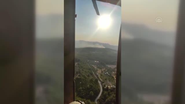 İzmir haber: Gaziemir'de ormanlık alanda çıkan yangına müdahale ediliyor
