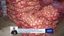 Presyo ng puting sibuyas, tumaas; bentahan nito sa Pritil Market, umaabot hanggang P400/kilo | Saksi