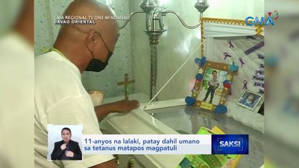 11-anyos na lalaki, patay dahil umano sa tetanus matapos magpatuli | Saksi