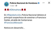 Policía Nacional captura al principal sospechoso de dar muerte al alcalde de Cantarranas,