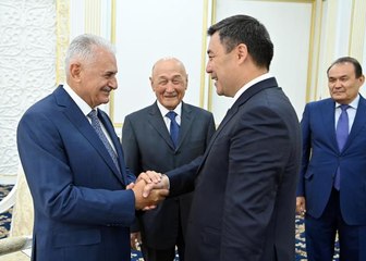 Bursa gündem haberi... Kırgızistan'da Türk Aksakalı Binali Yıldırım'a devlet nişanı verildi