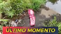 ¡Espantoso! Encostalado dejan cadáver de una persona a la orilla de un río en Sonaguera