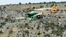 Matera: escursionista ferito nei pressi del ponte tibetano, elicottero dei VF per i soccorsi - VIDEO