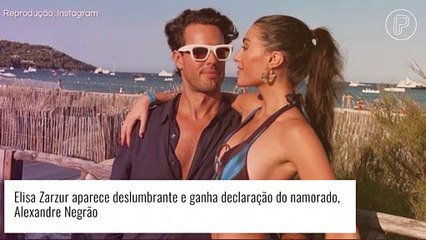 Ex de Marina Ruy Barbosa, Alexandre Negrão exalta beleza da namorada, Elisa Zarzur: 'A mais linda'