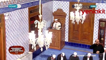Diyanet İşleri Başkanı Ali Erbaş: Kerbela, adaletsizliğe karşı onurlu bir mücadelenin adıdır