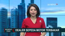 Diduga Korsleting Listrik, Dealer Sepeda Motor di Jakarta Barat Hangus Terbakar