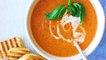 Cozy Creamy Basil Tomato Soup And Grilled Cheese