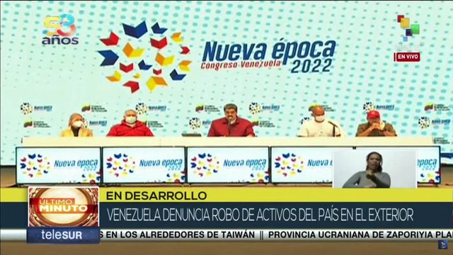Pdte. Nicolás Maduro denuncia robo de activos venezolanos en el extranjero