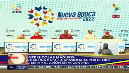 Pdte. Nicolás Maduro pidió apoyo a movimientos sociales argentinos para recuperar avión de Conviasa