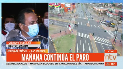 Rector de la UAGRM ratifica 2do día de paro