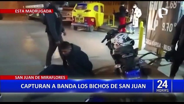 SJM: Capturan a integrantes de peligrosa banda criminal Los bichos de San Juan