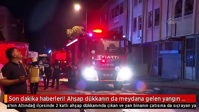 Son dakika haberi: Başkentte bir ahşap dükkanın da meydana gelen yangın maddi hasara neden oldu