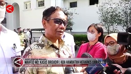 Mahfud MD Sebut Kasus Brigadir J Ada Hambatan Hierarkis dan Politis