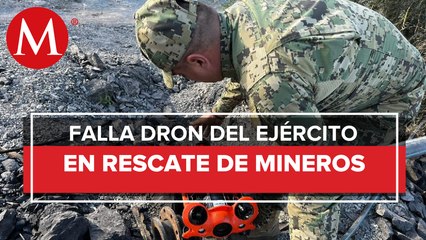 Dron submarino sólo pudo ingresar tres metros a mina; logró detectar obstrucción