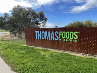 Thomas Foods International's new facility being built at Murray Bridge