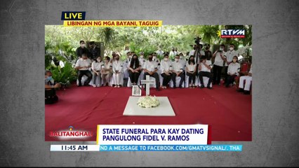 WATCH: Ex-President Fidel V. Ramos laid to rest