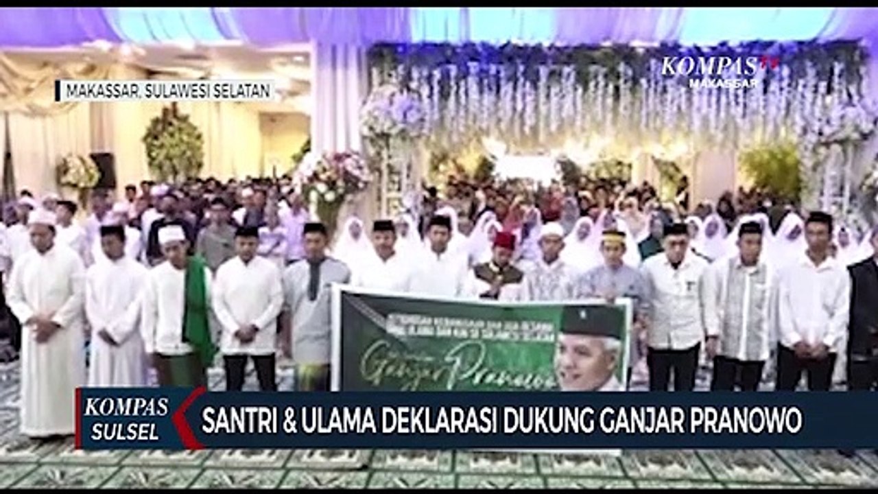 Santri & Ulama Deklarasi Dukung Ganjar Pranowo