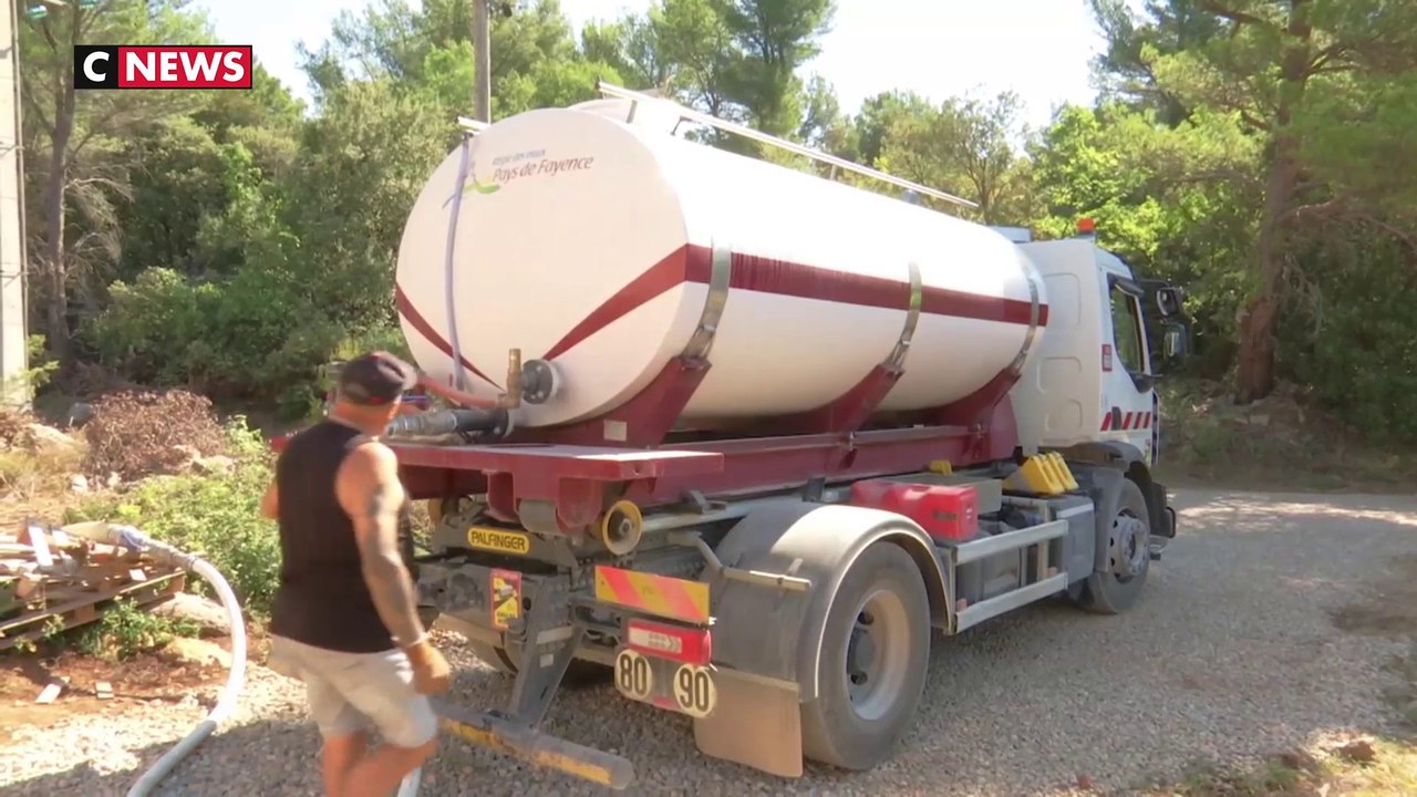 Dans le Var, un camion citerne pour lutter contre la sécheresse