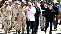 López Obrador arriba a mina siniestrada en Coahuila