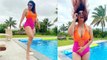 Debina Bonnerjee Orange Monokini Look Viral,Gurmeet Lianna संग Full Masti | Boldsky*Entertainment