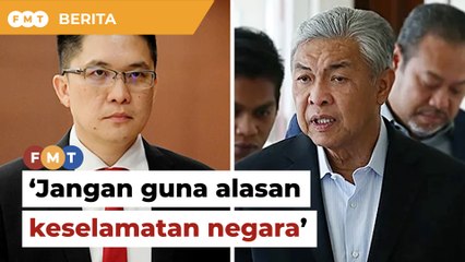 Jangan guna alasan keselamatan negara halang PAC dedah laporan LCS, Wong beritahu Zahid