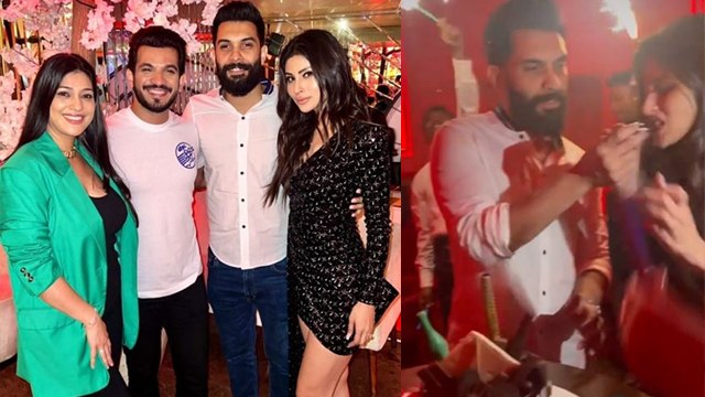 Mouni Roy Husband Suraj Nambiar Wedding के बाद Grand Birthday Celebration Full Video| *Entertainment