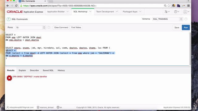 5. Correlated Subqueries with EXISTS & NOT EXIST operators